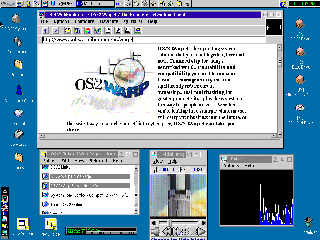 screenshot systmu OS/2 Warp v4