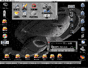 screenshot systmu Amiga TOS